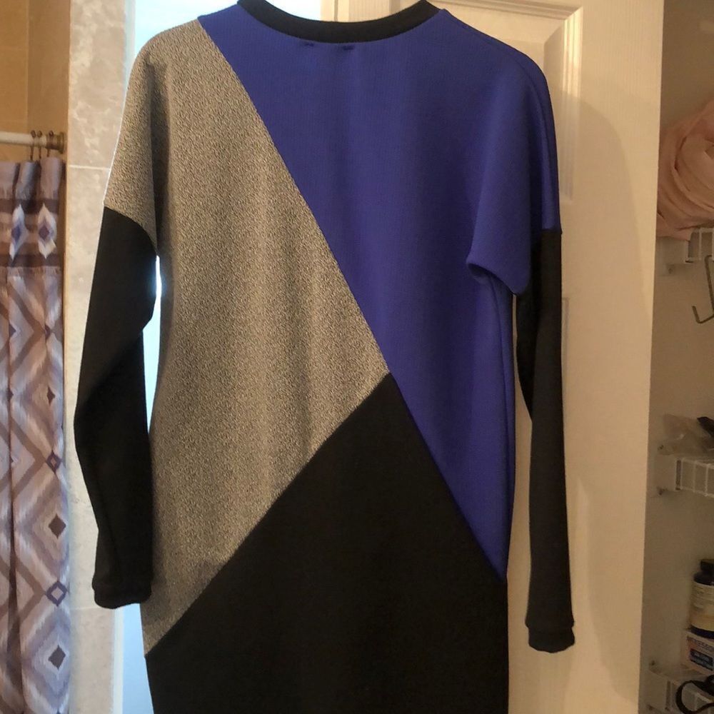Topshop geometric sweater dress - Picture 4 of 4